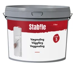 Veggmaling 5 hvit 9 liter - Stabile