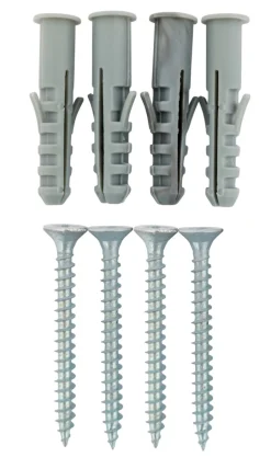 Veggmonteringssett t/Rack/Maxi/Slim hvit