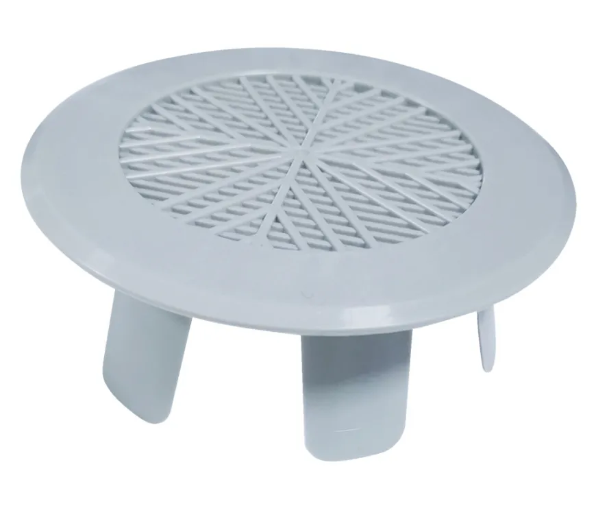 Ventilasjonsrist 3” 80-90 mm grå
