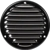 Ventilrist med netting Ø165 mm - svart metall