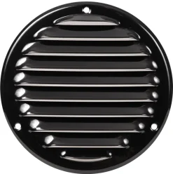Ventilrist med netting Ø165 mm - svart metall