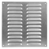 Ventilrist med netting 280 x 280 mm - galvanisert