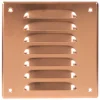 Ventilrist med netting 170 x 170 mm - metall kobber