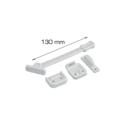 Vindusholder 130 mm hvit