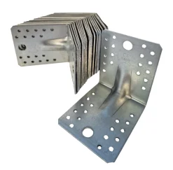 Vinkelbeslag med rib 105 × 105 × 90 mm 20-pk.