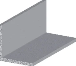 Vinkellist aluminium - 15 x 15 mm x 1 meter
