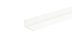 Vinkellist hvit - 15 x 15 mm x 1 meter