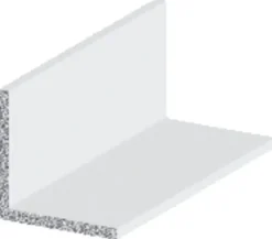 Vinkellist hvit - 25 x 25 mm x 1 meter