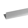 Vinkellist sølv - 15 x 15 mm x 1 meter