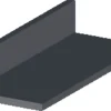 Vinkellist svart pvc - 30 x 20 mm x 2 meter